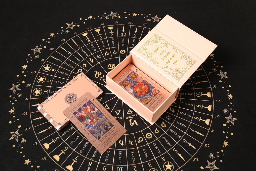 SDIK & SSIK® Sovereign Rose Gold Tarot: Keyword Edition with Guidebook & Luxury Gift Box