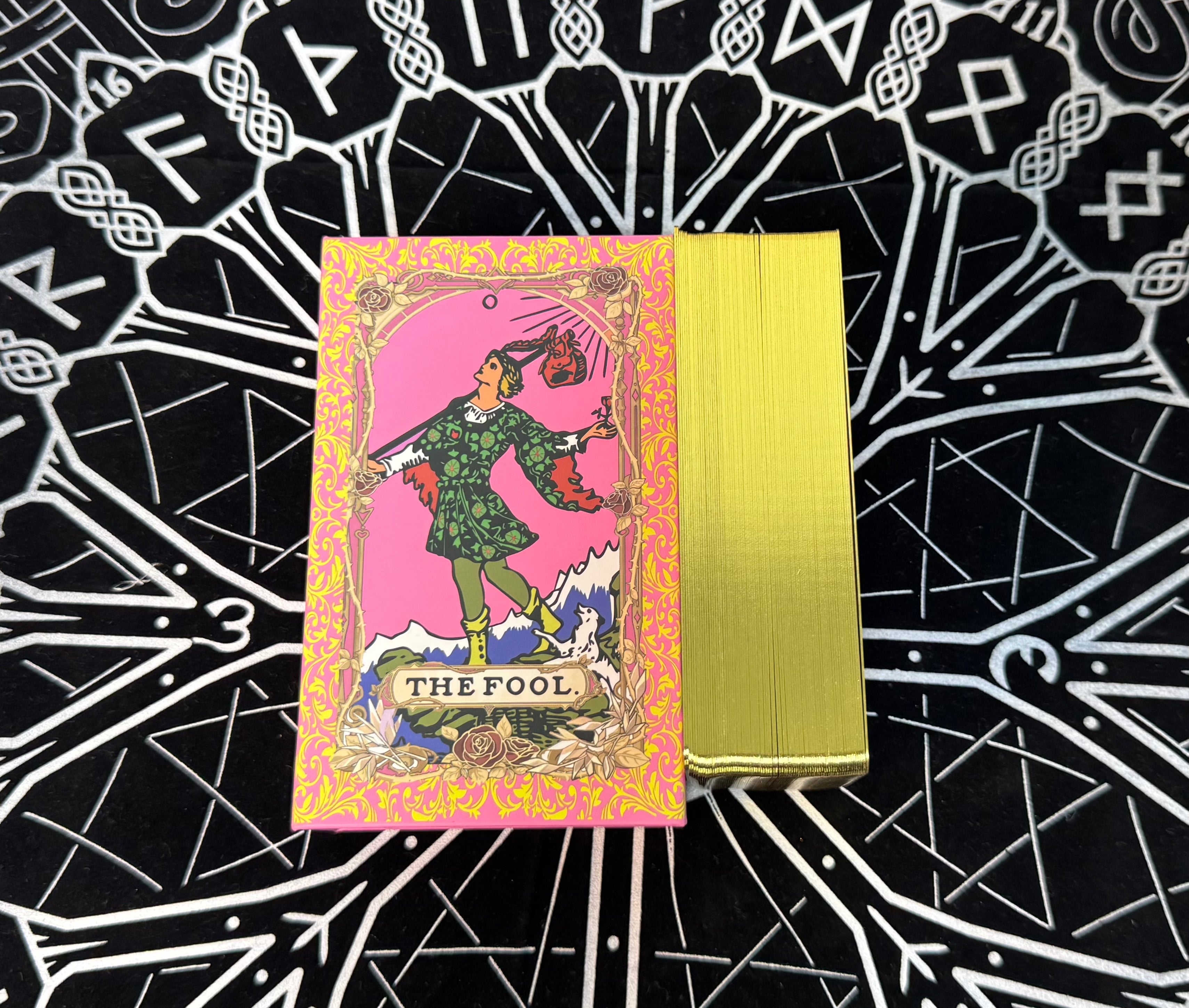SDIK & SSIK® Serene Pink Tarot: Gilded Edge Edition with Premium Cardstock & Guidebook Set